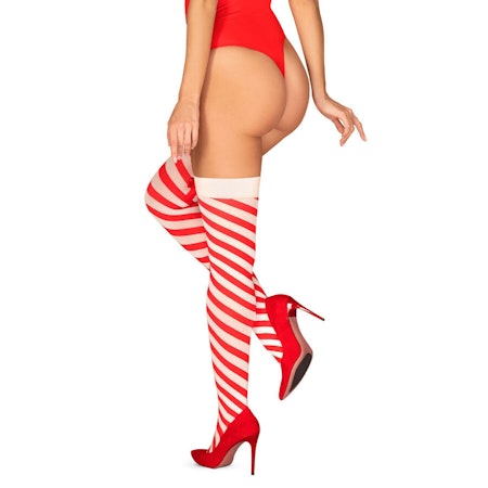 Obsessive Stay-Up Strumpor Kissmas – S/M, eleganta och sensuella stay-up strumpor för en sexig och sofistikerad look