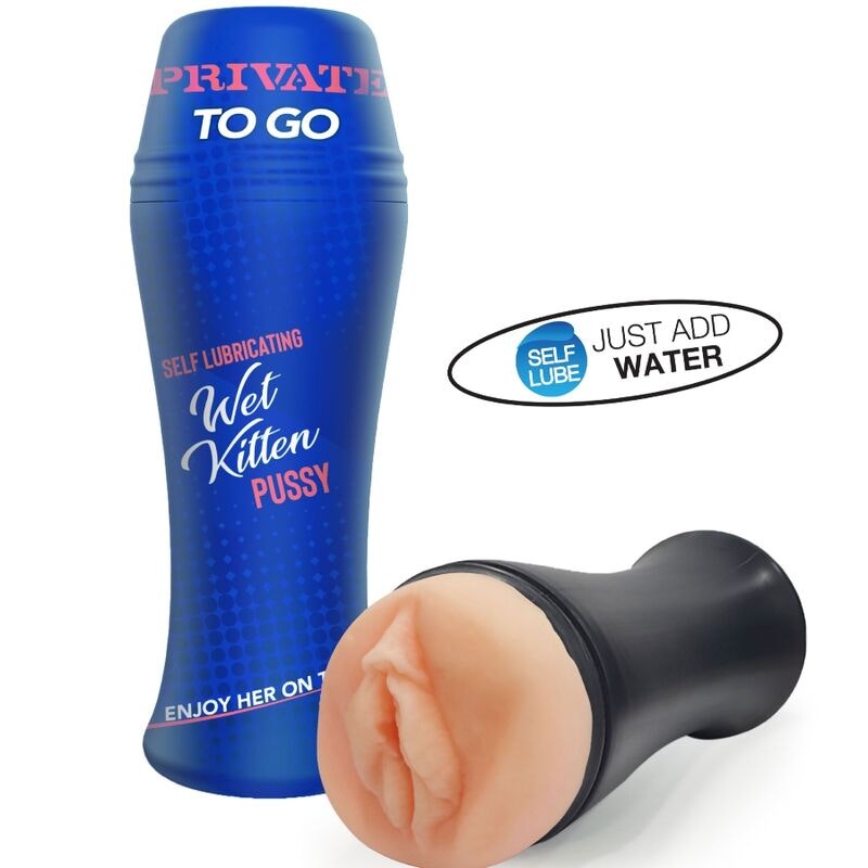 LÖSVAGINA PRIVATE - "MASTURBATOR WET KITTEN SJÄLVSMÖRJANDE TO GO"