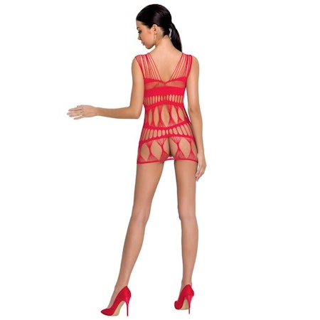 Passion Woman BS089 Grenlös Bodystocking – Förförisk & Sexig i Rött (One Size)
