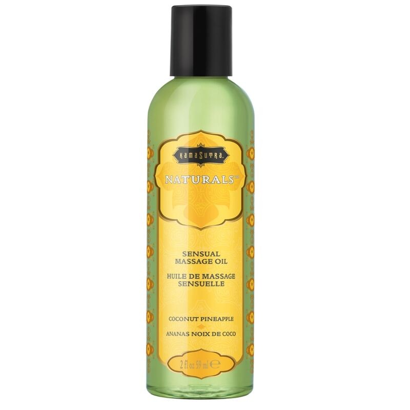 MASSAGE OLJA KAMASUTRA NATURAL MED DOFT AV KOKOS OCH ANANAS 59 ML