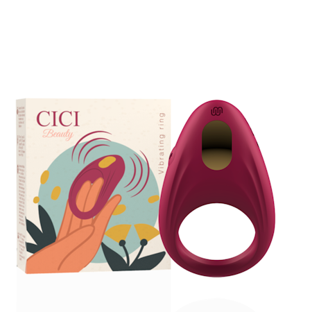 VIBRERANDE PENISRING CICI BEAUTY™- PREMIUM SILIKON