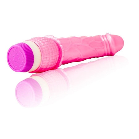 Dildo Vibrator Waves of Pleasure – 23 cm Rosa för Lustfylld Stimulans