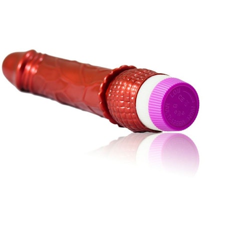 DILDO VIBRATOR BAILE 23 CM RÖD