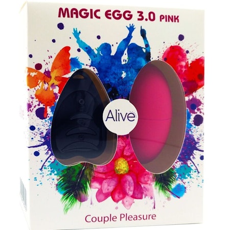 Alive Magic Egg 3.0 Vibrerande Ägg med Fjärrkontroll Rosa för Skräddarsydd Stimulans