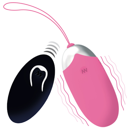 Intense Flippy II Vibrerande Ägg med Fjärrkontroll Rosa – Diskret Stimulans på Fjärrkontroll
