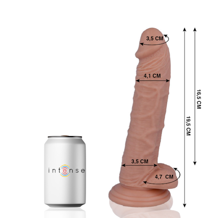 Mr. Intense 15 – Realistisk Strapon Dildo 18.2 cm x 2.5 cm för Precisa och Intensiva Upplevelser