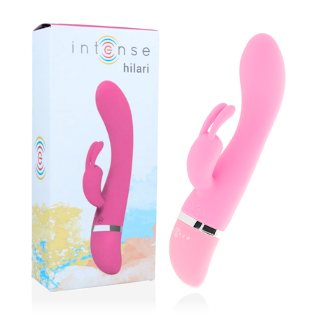 INTENSE - Hilari Rosa Silikon Luxe Vibrator – Elegant och Kraftfull Silikonvibrator för Intensiv Stimulering och Lyxig Njutning