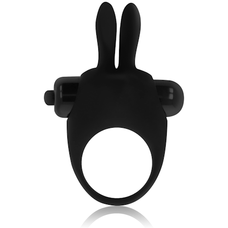 OHMAMA - PENISRING SILIKON MED VIBRERANDE RABBIT ÖRON