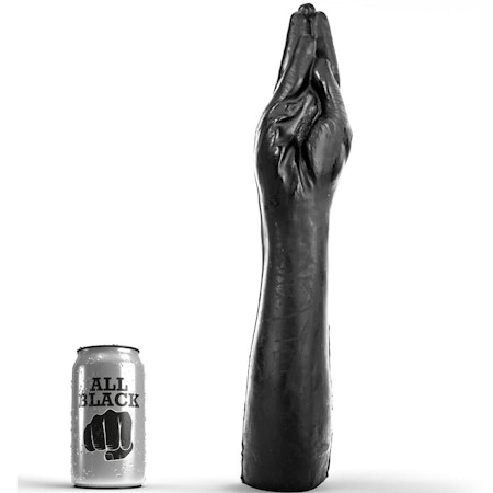 All Black Giant Fisting Dildo – Extra Stor Fist 40 cm x 7,5 cm för Djup Fisting & Hardcore Lek