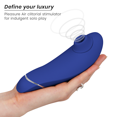 WOMANIZER PREMIUM 2 KLITORIS STIMULATOR – Blueberry Modell för Skonsam och Intensiv Stimulering med Airpulse Teknologi