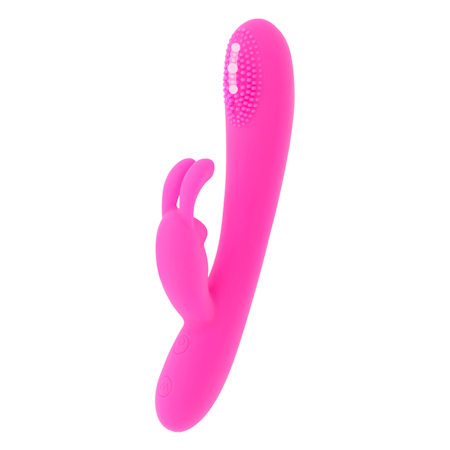 Moressa Lyx - Gino Premium Silikon Rabbit Laddbar 19 CM – Högkvalitativ Rabbit Vibrator i Silikon för Dubbel Stimulering och Långvarig Njutning