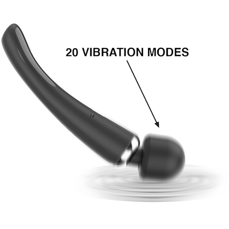 Naomi Wand – Ny Super Kraftig Klitoris Vibrator Grå för Djupgående och Intensiv Stimulans