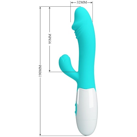 Pretty Love - Snappy G-Spot Vibrator Aqua Grön – Effektiv G-Punktsvibrator för Intensiv Stimulering och Njutning i Elegant Aqua Grön