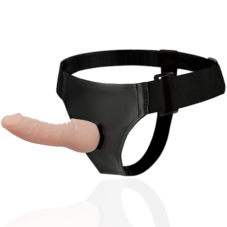 Harness Attraction Strap-on Dildo med sele – Realistisk dildo (16 cm x 3,3 cm) för ultimata upplevelser