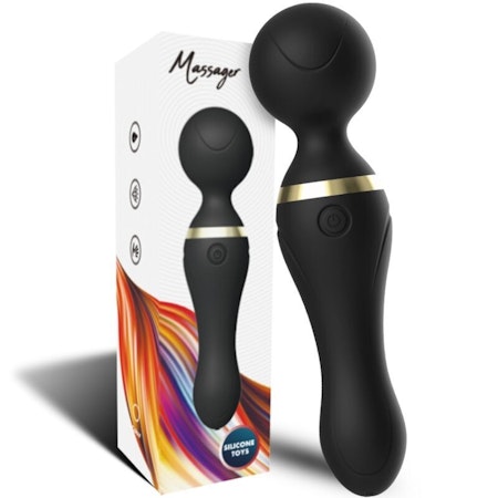 Armony – Freeza Massage & Vibrator med Superflexibelt Huvud Svart för Djupgående Stimulans