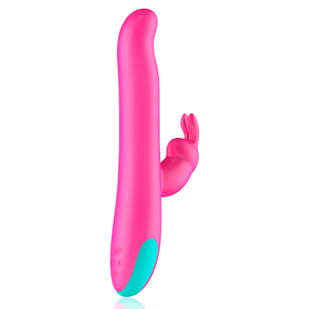 Happy Loky - Pluto Rabbit Vibrator med Roterande Kulor och Trådlös Armbandsfjärr, Lila – Dubbel Stimulering och Långvarig Njutning med Innovativ Design