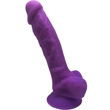 Silexd – Model 1 Realistisk Penis i Premium Silikon Lila 17.5 cm för Naturtrogen Stimulans