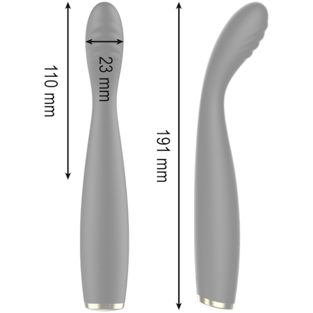 Ibiza - Kraftfull Flexibel G-Punktsvibrator Svart – Intensiv G-Punktsstimulering med Flexibel Design för Perfekt Passform och Njutning