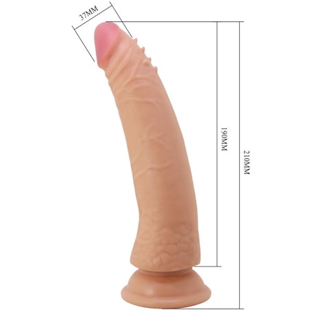 PRETTY LOVE - KABLE SUPER REALISTISK HUDFÄRGAD DILDO 21 CM MODEL 2