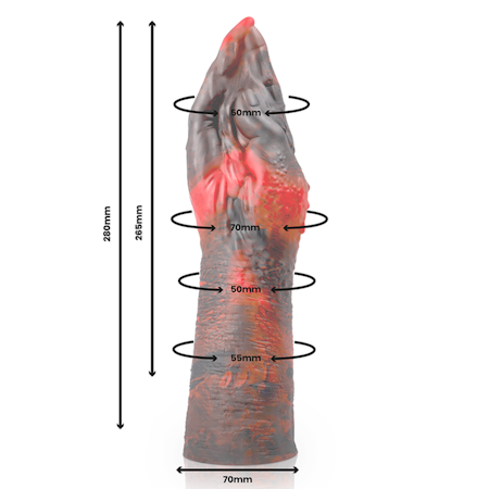 Epic Evil Demon Fantasy Fist – Demonisk XL Fisting Dildo för Mörk Fetish & Hardcore Njutning