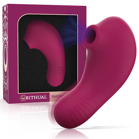 RITHUAL Shushu Pro Pocket – Kraftfull Klitorisstimulator med Dubbelmotor för Oslagbar Stimulering och Njutning