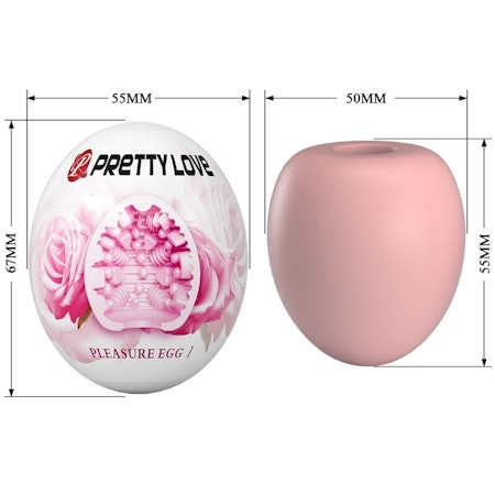 PRETTY LOVE – Rosa Masturbatorägg för Män | Diskret & Flexibel Njutning
