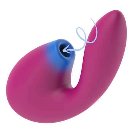 CoverMe – KlitorisSUG och Kraftfull G-Punktsvibrator – Kombinerad Stimulering för Intensiv Klitoris- och G-Punktsnjutning