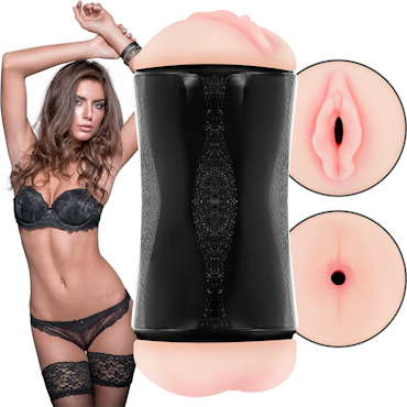 JAMYJOB - RANDY LÖSVAGINA DUBBELHÅLSMASTURBATOR - VAGINA OCH ANUS