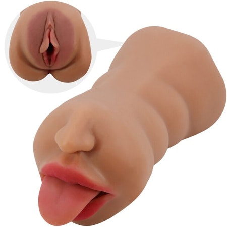 CRAZY BULL - SARAH DUBBEL MASTURBATOR MED MUN & VAGINA