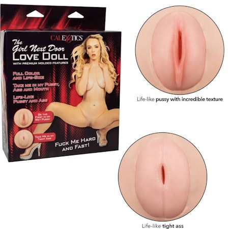 CALEXOTICS - The Girl Next Door Uppblåsbar Love Doll – Realistisk Design för Intim och Oslagbar Njutning