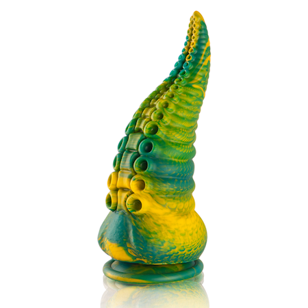 Epic Cetus – Grön Tentakel Dildo i Large för Fantasifull Tentacle Play & Djup Njutning