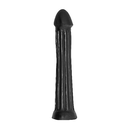 All Black – Plug Monster Dildo 31 cm för Extrem Penetration och Fetischinspirerad Lek