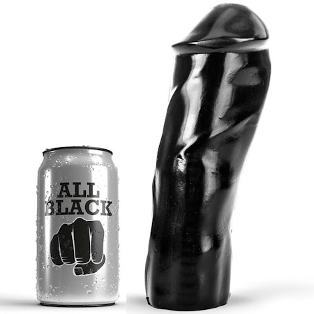 All Black Tjock Svart Dildo – Realistisk 20 cm x 6 cm Dildo för Intensiv Stimulans & Njutning