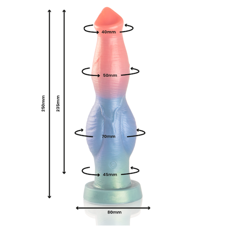 EPIC - ARION FANTASY DILDO SYMPHONY OF PLEASURE – UPPLADDNINGSBAR MED FJÄRRKONTROLL