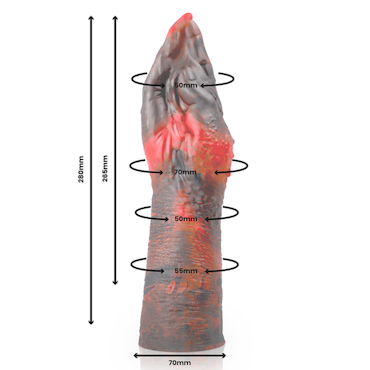 Epic Fantasy Fist Evil Demon (Large) – Demonisk Fisting Dildo för Hardcore Lek & Fantasystimulans