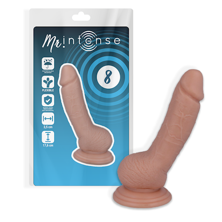 Mr Intense 15 – Realistisk strapon-dildo 17,6 cm x 3,5 cm för bekväm och njutbar användning
