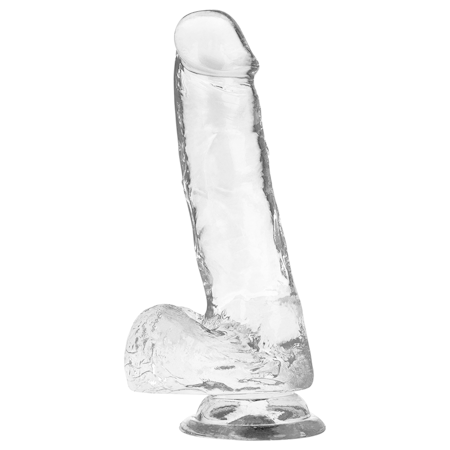 "XRAY GENOMSKINLIG STRAPON DILDO 18,5 CM X 3,8 CM – Transparent Dildo för Intim Njutning och Flexibilitet"