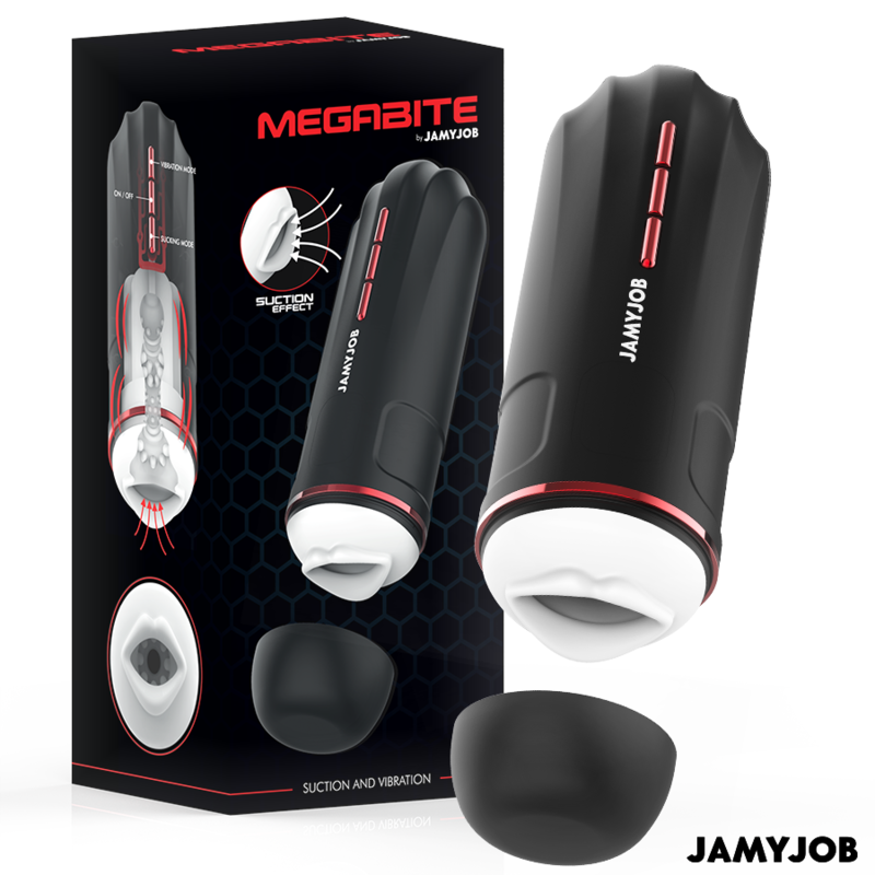 Automatisk Masturbator för Män – JamyJob Megabite med 5 Intensiva Njutningslägen