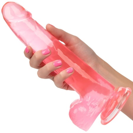 Köp CalExotics Size Queen Dildo Rosa 20,3 cm – Stora Rosa Dildo för Intensiv Njutning