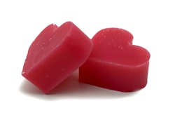Hjärttvål liten rosa 2pack