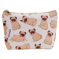 Gullig Mops necessär 12x18x4 cm