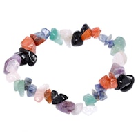 Kristall armband 6 olika ädelstenar