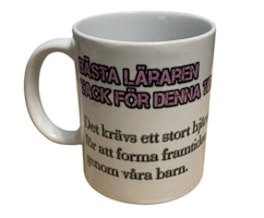 Mugg till lärare
