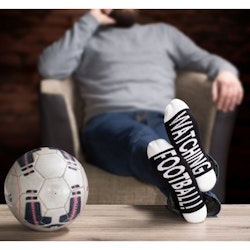 Kollar på fotboll! - strumpor