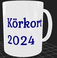 Körkorts present - personlig mugg