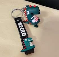 Weird nyckelring Dinosaurie