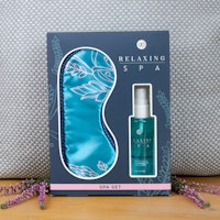 Spa presentset ögonmask och kuddspray