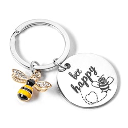 Nyckelring Bee Happy