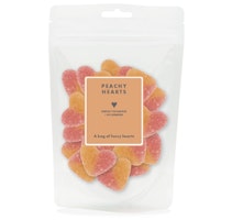Geléhjärtan med persikasmak 180 gr