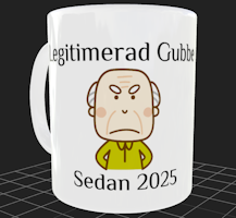 Legitimerad Gubbe sedan 2025 mugg